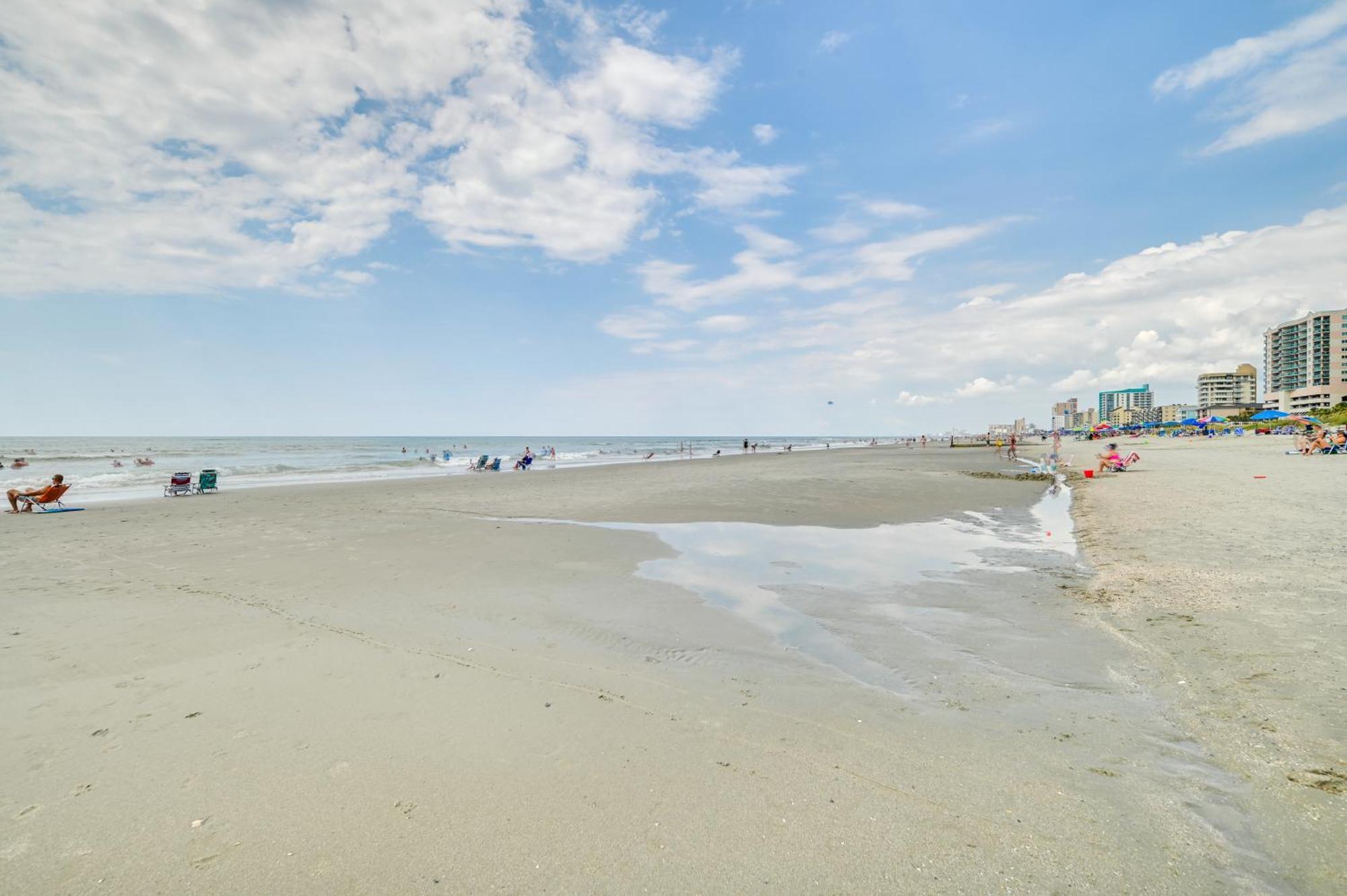 Cozy Coastal Condo With Airy Oceanfront Balcony Myrtle Beach Bagian luar foto