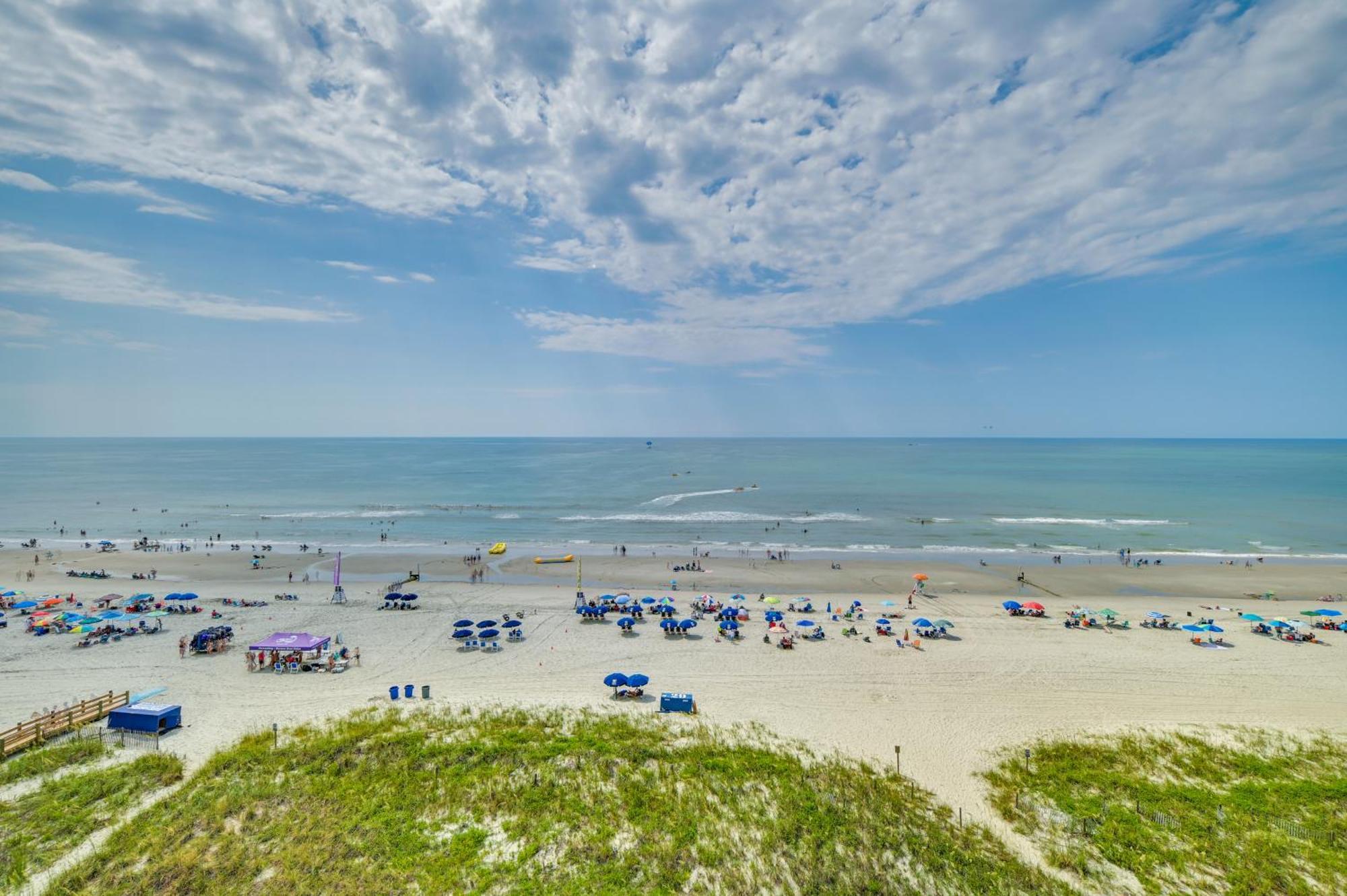 Cozy Coastal Condo With Airy Oceanfront Balcony Myrtle Beach Bagian luar foto